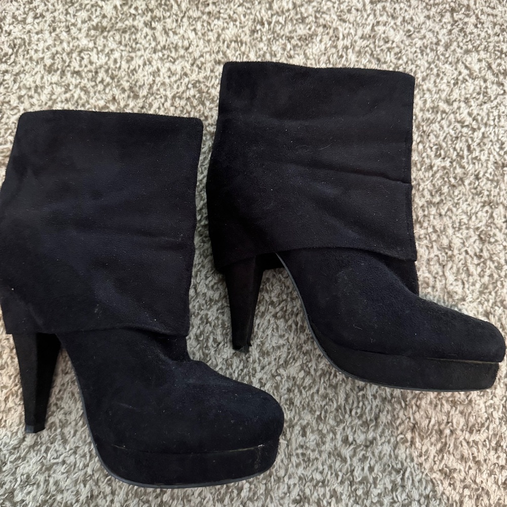 2 Pair of Booties from Charlotte Russe